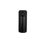 Thermos Bottiglia Termica da 300/500mL, Borraccia Termica Caffè con Apertura Facile e Chiusura Sicura, per Bevande Calde e Fredde (300 mL, Nero)