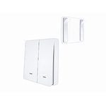 ZigBee Interruttore Wireless 2 Tasti Con 9 Scene Switch App Tuya Alimentazione Con Pile