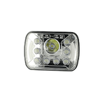 Faro Led Truck Headlight Rettangolare 7 Pollici 55W 12V 24V Per Camion Con Luci Diurne DRL Led Omologato E9