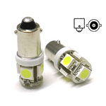 24V Lampada Led BA9S T4W 5 Smd 5050 Bianco Piedi Diritti Luci Led Camion