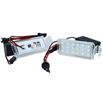 Kit Luci Targa Led Ford Falcon Fiat 500X Bianco Resistenza Inclusa No Errore Canbus