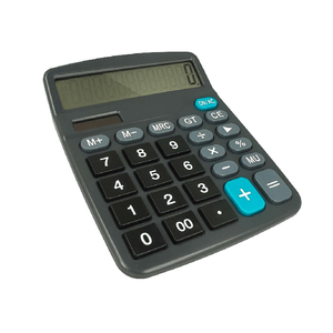 Calcolatrice da Tavolo per Ufficio, Calcolatrice Grande Display LCD e Tastiere, Misura 18X14,5X4cm