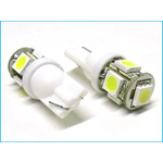 CARALL Lampada Led T10 W5W 5 Smd 5050 Bianco 12V