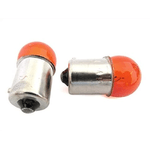 Blister 2 Lampade Sferica RY10W BAU15S 12V 10W Arancione Amber Per Luci Frecce Moto Piedi Storti