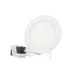 Faretto Pannello Led Da Incasso Rotondo 6W Bianco Freddo Diametro 120mm SKU-7860