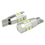 Lampada Led Canbus Pro T10 W5W 12V 10 Smd 5630 No Errore No Polarit� Luci Posizione Bianco