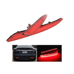 Kit 2 Fanali Posteriori A Led Rosso Per Tesla Model S Sostituzione Catarifrangente Riflettore Originale Rear Bumper Tail Brake Reflector Light