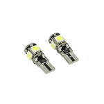 24V Lampada Led Canbus T10 W5W Colore Blu Luci Posizione Targa Per Camion Bus Barca 5 Smd 5050