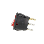 4 PZ Interruttore Rotondo Pulsante Bilanciere On Off Push Button Switch 3 Pin Con Indicatore Led Spia Rosso 12V Auto Barca Foro 20mm