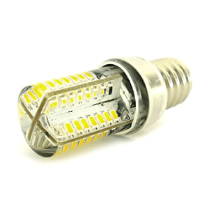 Lampada LED E14 64 SMD 3014 220V 3,5W= 35W 360� Con Silicone Slim Bianco Caldo 3000k
