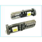 Lampada Led Canbus T10 W5W 3 Smd 5050 Bianco 12V No Polarita No Errore Luci Posizione Fiat Grande Punto Nuova Panda