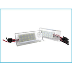 CARALL LE1776 Kit Luci Targa Led Compatibile Con Audi A6 C5 4B Sedan 1997-2004 Bianco Canbus No Errore