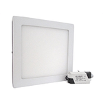 Plafoniera Faretto Led Da Soffitto Muro Parete Quadrata 18W Bianco Neutro 225x225mm