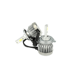 Kit Full Lampada Led Cob H4 20/20W 12V 24V Bi-Led Bi Luce Bianco 6000K Senza Driver e Ventilatore