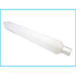 Lampada Led S19 Tubolare Lineare Bianco Freddo 6W=60W 310mm 220V PC Opalino Per Bagni