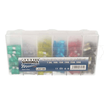 Kit 180 Fusibile Lama Lamellare Auto Moto Camper Barca Camion Quad 7.5A 10A 15A 20A 25A 30A 12V 24V