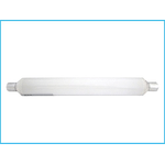 Lampada Led S19 Tubolare Lineare Bianco Caldo 6W 310mm 220V PC Opalino Per Bagni Cucine Armadio