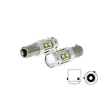 Lampada Led H21 BAY9s H21W 12V 50W Bianco Freddo 10 Smd Cree Piedini Sfalsati