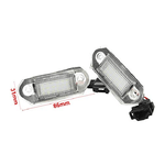 CARALL LE4527 Kit Luci Targa Led Compatibile Con VW Golf 3 Variant 1993-1999 Verno Jetta 3 1992-1998 12v 3w Canbus Bianca