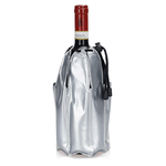 Refrigeratore per Vino, Raffreddatore per Bottiglie di Vino, Manicotto per Congelatore Vodka Tequila, 11x22cm, Grigio