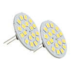 2 Pezzi Lampadine LED G4 Bispina DC AC 12V 24V 3W Bianco Caldo Attacco Centrale 18 SMD 2835