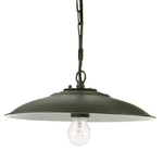 Sospensione Grande Da Esterno Contemporanea Antique Alluminio Grigio 1 Luce E27