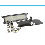 Kit Plafoniera Luci Led Di Cortesia Lettura BMW E53 2001-2005 Prima Facelift 4 Lampade Led T10 Canbus Incluso