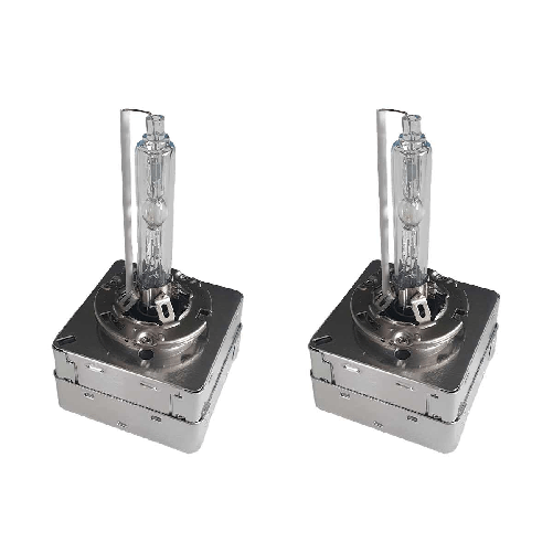 2 Pezzi Lampada HID Xenon D1S 6000K 85V 35W 3600 Lumen, Luce di Ricambio Fari Auto, Alta Compatibilità, Base in Metallo