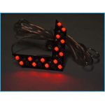 CARALL Frecce LED Arrow Led con 14 SMD ROSSO