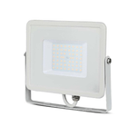 Faro Led Flood Light 50W IP65 Bianco Freddo Super Slim 28mm Carcassa Bianca Samsung Garanzia 5 Anni SKU-411