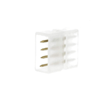 10 PZ Connettore Da 4 Pin RGB Passo 13,5mm Per Unire e Allungare Bobina Led RGB 220V