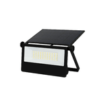 Lampada Faro Led Slim Con Pannello Solare Monocrystalline 20W 1800LM 4000K IP65 Sensore Movimento Microonde