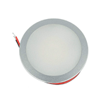 LEDLUX Mini Faretto Led Da Incasso Rotondo 5W AC/DC 12V DC 24V Foro 60mm Dimmerabile PWM (Alluminio Satinato, 3000K)