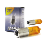 2 PZ Lampada Alogena Micro Auto H21 BAY9s H21W 12V 21W Arancione Amber Piedini Sfalsati X Frecce