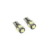 24V Lampada Led Canbus T10 W5W Colore Rosso Luci Posizione Targa Per Camion Bus Barca 5 Smd 5050