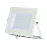 Faro Led Flood Light 100W IP65 Bianco Caldo 3000K Super Slim 30mm Carcassa Bianca Samsung Garanzia 5 Anni SKU-21415