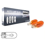 10 Pezzi Lampada Alogena T10 WY5W 24V 5W Amber Arancione Zoccolo Vetro W2,1x9,5d