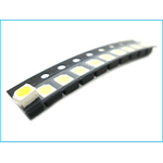 10 PZ Led SMD 5050 PLCC-6 Bianco Freddo 6000K 18 Lm 3V 0,2W 3 Chips