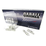 CARALL 10 Pezzi Lampada Alogena 12V, Ricambio Lampade Per Auto e Moto (T5 W2W 12V 2W)