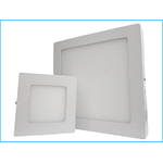 Plafoniera Faretto Led Da Soffitto Muro Parete Quadrata 6W Bianco Caldo 120x120mm