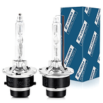 2 Pezzi Lampada Hid Xenon, Base Supporto In Metallo (D4S 6000K)