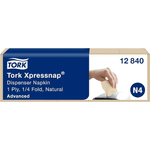 Tork 12840 Tovaglioli intercalati Natural per dispenser Xpressnap Advanced, sistema N4, 1 velo