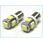 Lampada Led BA9s T4W 5 Smd Piedi Dritti Simmetrico Luci Lettura Abitacolo 12V