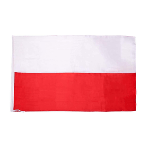 Bandiera Polonia, Bandiera Nazionale Polacca, Misura 145X90cm, Tessuto Poliestere Con Passante Per L'Asta (Poland)