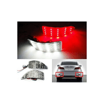 Kit 2 Fanali Posteriori A Led Trasparente Rear Bumper Reflector Light Sostituzione Catarifrangente Riflettore Originale