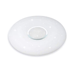 LEDLUX LP14941 Plafoniera A Led Da Soffitto CCT 3 in 1 Rotonda 40W D395mm Effetto Stellato Con Telecomando Incluso SKU-14941