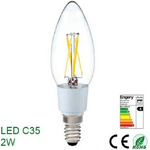 Trade Shop Traesio-lampadina Led Risparmio Energetico 2 W E14 Basso Consumo Luce Calda Classe A -