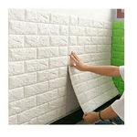 Trade Shop Traesio-set 2 Pannelli Muro 3d Adesivo Parete Piastrelle Mattonelle Bianco Pannello 62684 -