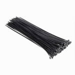 Trade Shop Traesio-set 100 Pz Fascette Serracavo Autobloccanti In Nylon Nero 4.8mm X 300mm 48-300-n -