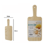 Trade Shop Traesio-tagliere Rettengolare In Legno Affetta Pane Salumi Carne Con Manico 33x18cm 74194 -